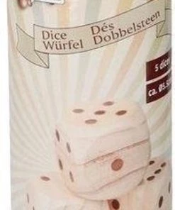 Lifetime Games Dobbelstenen Hout 5-delig