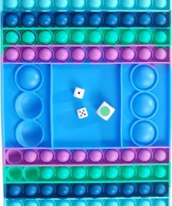 Plop Up! Jumbo - XXL Pop It - Rainbow Fidget Toys Met 3 Dobbelstenen -Dobbel Spellen Winkel 493x840