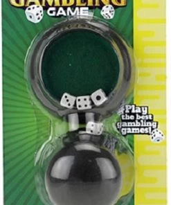 Toi Toys BV Mini Dobbelspel Op Kaart | 5x Dobbelsteen + Beker | Dobbelsteenset | Yathzee |dobbelstenen