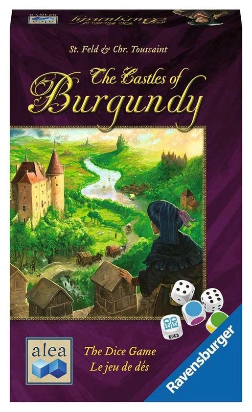 Ravensburger Alea Castles Of Burgundy - Dobbelspel - Engelstalige Uitgave 4 Ravensburger Alea Castles Of Burgundy - Dobbelspel - Engelstalige Uitgave - Afbeelding 4