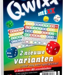 Merkloos Spellenbundel - 3 Stuks - Dobbelspel - Qwixx & 2 Extra Scoreblocks & Qwixx Mixx -Dobbel Spellen Winkel 529x840 5