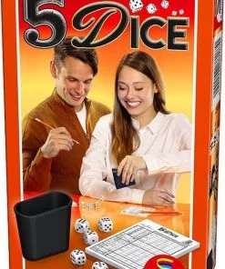 Schmidt Dobbelspel 5 Dice - In Blik