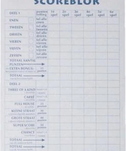 Haza Scoreblok 9.4x14.5cm 250vel Pak A 5st