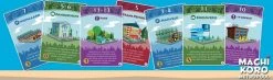White Goblin Games Machi Koro Metropool Uitbreiding - Kaartspel -Dobbel Spellen Winkel 550x162