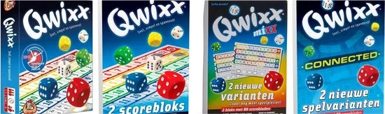 White Goblin Games Qwixx + Qwixx Scorebloks + Qwixx Mixx + Qwixx Connected 1 White Goblin Games Qwixx + Qwixx Scorebloks + Qwixx Mixx + Qwixx Connected
