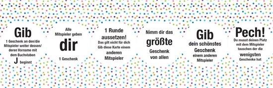 Hilares - Witziges Geschenkespiel - Pakjesspel - Sinterklaasspel - Duitstalig 5 Hilares - Witziges Geschenkespiel - Pakjesspel - Sinterklaasspel - Duitstalig - Afbeelding 5