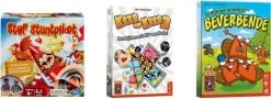 Hasbro Spellenbundel - Dobbelspel - 2 Stuks - Keer Op Keer 2 & Beverbende & Stef Stuntpiloot
