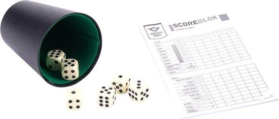 Dobbelsteenset - Scoreblok - 6 Dobbelstenen - Dobbelspel - Yathzee - Longfield Games 4 Dobbelsteenset - Scoreblok - 6 Dobbelstenen - Dobbelspel - Yathzee - Longfield Games - Afbeelding 4