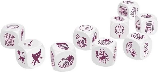 Asmodee Spellenbundel - Dobbelspel - 3 Stuks - Rory's Story Cubes Fantasia, Astro & Emergency 4 Asmodee Spellenbundel - Dobbelspel - 3 Stuks - Rory's Story Cubes Fantasia, Astro & Emergency - Afbeelding 4