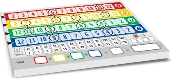 Merkloos Spellenbundel - 3 Stuks - Dobbelspel - Qwixx & Qwixx Big Points & Qwixx Connected 9 Merkloos Spellenbundel - 3 Stuks - Dobbelspel - Qwixx & Qwixx Big Points & Qwixx Connected - Afbeelding 9