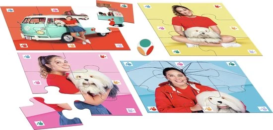 Samson & Marie Puzzel - Dobbelpuzzel - 4 Puzzels / 4x6 Stukken 3 Samson & Marie Puzzel - Dobbelpuzzel - 4 Puzzels / 4x6 Stukken - Afbeelding 3