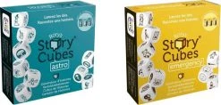 Merkloos Spellenbundel - Dobbelspel - 2 Stuks - Rory's Story Cubes Astro & Emergency