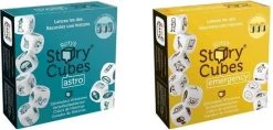 Asmodee Spellenbundel - Dobbelspel - 2 Stuks - Rory's Story Cubes Astro & Emergency