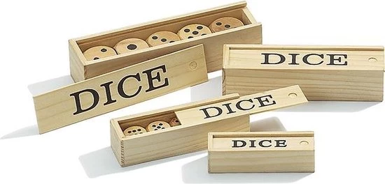 Philos Houten Dobbelstenen 30mm 1 Philos Houten Dobbelstenen 30mm