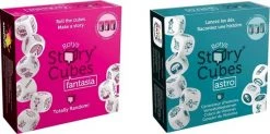 Merkloos Spellenbundel - Dobbelspel - 2 Stuks - Rory's Story Cubes Fantasia & Astro