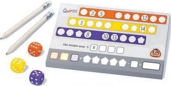 999 Games Spellenset - 2 Stuks - Qwinto - Dobbelspel & Qwinto Bloks 6 999 Games Spellenset - 2 Stuks - Qwinto - Dobbelspel & Qwinto Bloks - Afbeelding 6