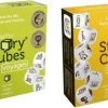 Asmodee Spellenbundel - Dobbelspel - 2 Stuks - Rory's Story Cubes Voyages & Emergency