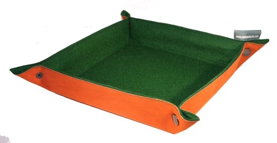 Popnagelen Gooibak / Dobbelpiste - Recyclebaar Wolvilt & Gerycycled Luchtbed - Eco (ORANJE) 1 Popnagelen Gooibak / Dobbelpiste - Recyclebaar Wolvilt & Gerycycled Luchtbed - Eco (ORANJE)