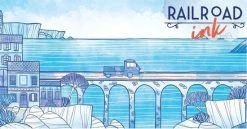 White Goblin Games Railroad Ink: Diepblauwe Versie -Dobbel Spellen Winkel 550x287 3