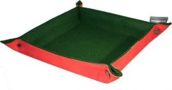 Popnagelen Gooibak / Dobbelpiste - Recyclebaar Wolvilt & Gerycycled Luchtbed - Eco (ROOD)