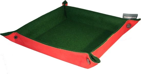 Popnagelen Gooibak / Dobbelpiste - Recyclebaar Wolvilt & Gerycycled Luchtbed - Eco (ROOD) 1 Popnagelen Gooibak / Dobbelpiste - Recyclebaar Wolvilt & Gerycycled Luchtbed - Eco (ROOD)