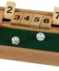 Goki Dobbelspel: SHUT The BOX, 25x17.5x2cm, Hout, 6+ -Dobbel Spellen Winkel 550x311 5