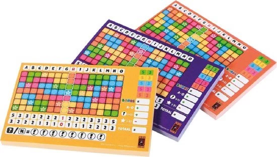 999 Games Scoreblokken Keer Op Keer Drie Stuks Level 2, 3 En 4 Dobbelspel 5 999 Games Scoreblokken Keer Op Keer Drie Stuks Level 2, 3 En 4 Dobbelspel - Afbeelding 5