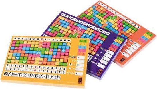 999 Games Scoreblokken Keer Op Keer Drie Stuks Level 2, 3 En 4 Dobbelspel 6 999 Games Scoreblokken Keer Op Keer Drie Stuks Level 2, 3 En 4 Dobbelspel - Afbeelding 6