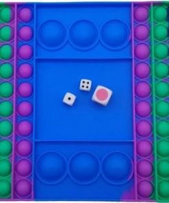 Plop Up! Jumbo - XXL Pop It - Rainbow Fidget Toys Met 3 Dobbelstenen -Dobbel Spellen Winkel 550x319