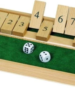 Goki Dobbelspel: SHUT The BOX, 25x17.5x2cm, Hout, 6+