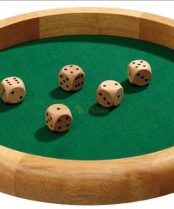 Philos Dobbelpiste XL.Blank Hout 40 Cm.(+ 5 Dob.st.)