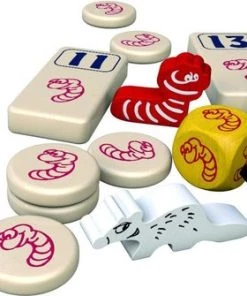 999 Games Regenwormen Deluxe Tin Dobbelspel -Dobbel Spellen Winkel 550x335 1