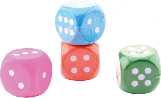 Johntoy Foam Dobbelsteen 7,5 Cm Groen 2 Johntoy Foam Dobbelsteen 7,5 Cm Groen - Afbeelding 2