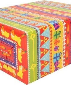 Merkloos Sinterklaas Spel Gele Dobbelsteen En 5x Inpakpapier Rollen - Pakjesavond Sinterklaasspel Dobbelstenen En Cadeaupapier Set -Dobbel Spellen Winkel 550x343 7
