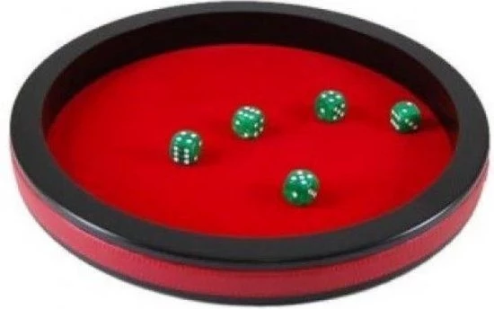 HOT Games Dobbelpiste 30cm Rood Zwart 1 HOT Games Dobbelpiste 30cm Rood Zwart