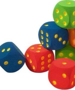 Volley ® Foam Dobbelsteen | 16x16x16 Cm | Schuimstof Dobbelsteen | Blauw