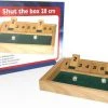 Hot Games Shut The Box Klein 9 Cijfers 28x20x3cm Hout