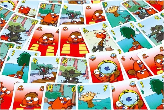 Merkloos Spellenbundel - Dobbelspel - 2 Stuks - Regenwormen & Beverbende 6 Merkloos Spellenbundel - Dobbelspel - 2 Stuks - Regenwormen & Beverbende - Afbeelding 6