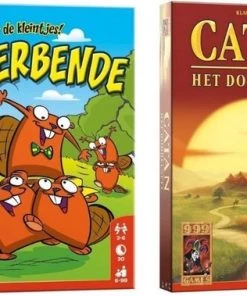 999 Games Spellenbundel - Dobbelspel - 2 Stuks - Beverbende & Catan Het Dobbelspel