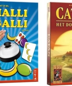 999 Games Spellenbundel - Dobbelspel - 2 Stuks - Catan Het Dobbelspel & Halli Galli