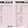 Haza 2x Scoreblokken Yahtzee 100 Vellen - Familiespellen - Dobbelspellen - Dobbelspel - Scoreblokken/scorekaarten - Score Notitieblok