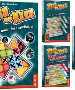 Keer Op Keer + Scoreblokken Level 1 - Level 2 3 4 - Level 5 6 7 - 999 Games