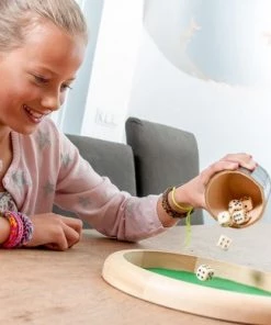 Longfield Pokerpiste 29 Cm Incl. 2 Dobbelstenen 18mm -Dobbel Spellen Winkel 550x389 6