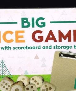 Onbekend Dobbelsteen Set Game/ Met Bewaarzak En Score Bord 7x7x7 Cm