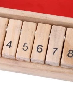 Deluxe HB Sluit De Doos - Zinaps Sluit De Doos Educational Numeracy Vaardigheden Game Gift Houten Nummer Bord Kinderen Vroege Onderwijs Traditionele Sluit Het Box-spel Voor 4 Spelers Digital Flop Game- (WK 02127) -Dobbel Spellen Winkel 550x392 3