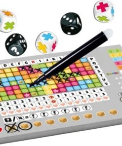 Merkloos Spellenset - Keer Op Keer 2 - Basisspel & Scoreblokken Drie Stuks Level 1 -Dobbel Spellen Winkel 550x394 2