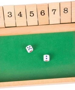 BIGJIGS Spel - Shut The Box - Solo -Dobbel Spellen Winkel 550x396