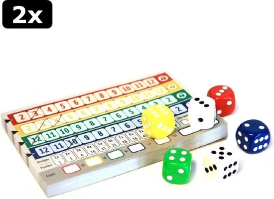 White Goblin Games 2x Qwixx - Dobbelspel 11 White Goblin Games 2x Qwixx - Dobbelspel - Afbeelding 11