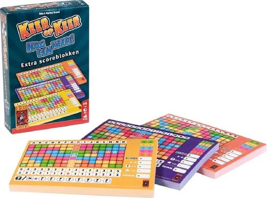999 Games Scoreblokken Keer Op Keer Drie Stuks Level 2, 3 En 4 Dobbelspel 3 999 Games Scoreblokken Keer Op Keer Drie Stuks Level 2, 3 En 4 Dobbelspel - Afbeelding 3