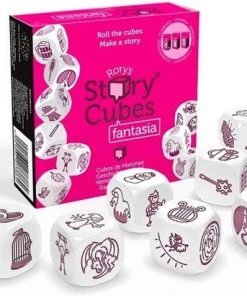 Merkloos Spellenbundel - Dobbelspel - 2 Stuks - Rory's Story Cubes Voyages & Fantasia 15 Merkloos Spellenbundel - Dobbelspel - 2 Stuks - Rory's Story Cubes Voyages & Fantasia -Dobbel Spellen Winkel 550x411 6